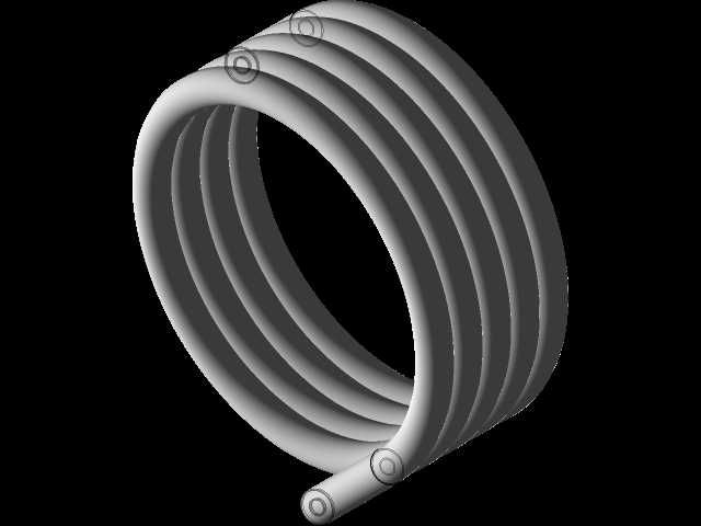 Solidworks流动模拟-管中管螺旋式换热器热水/冷水