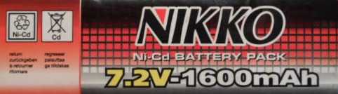 Nikko���ӵ����7.2V-1600mAh