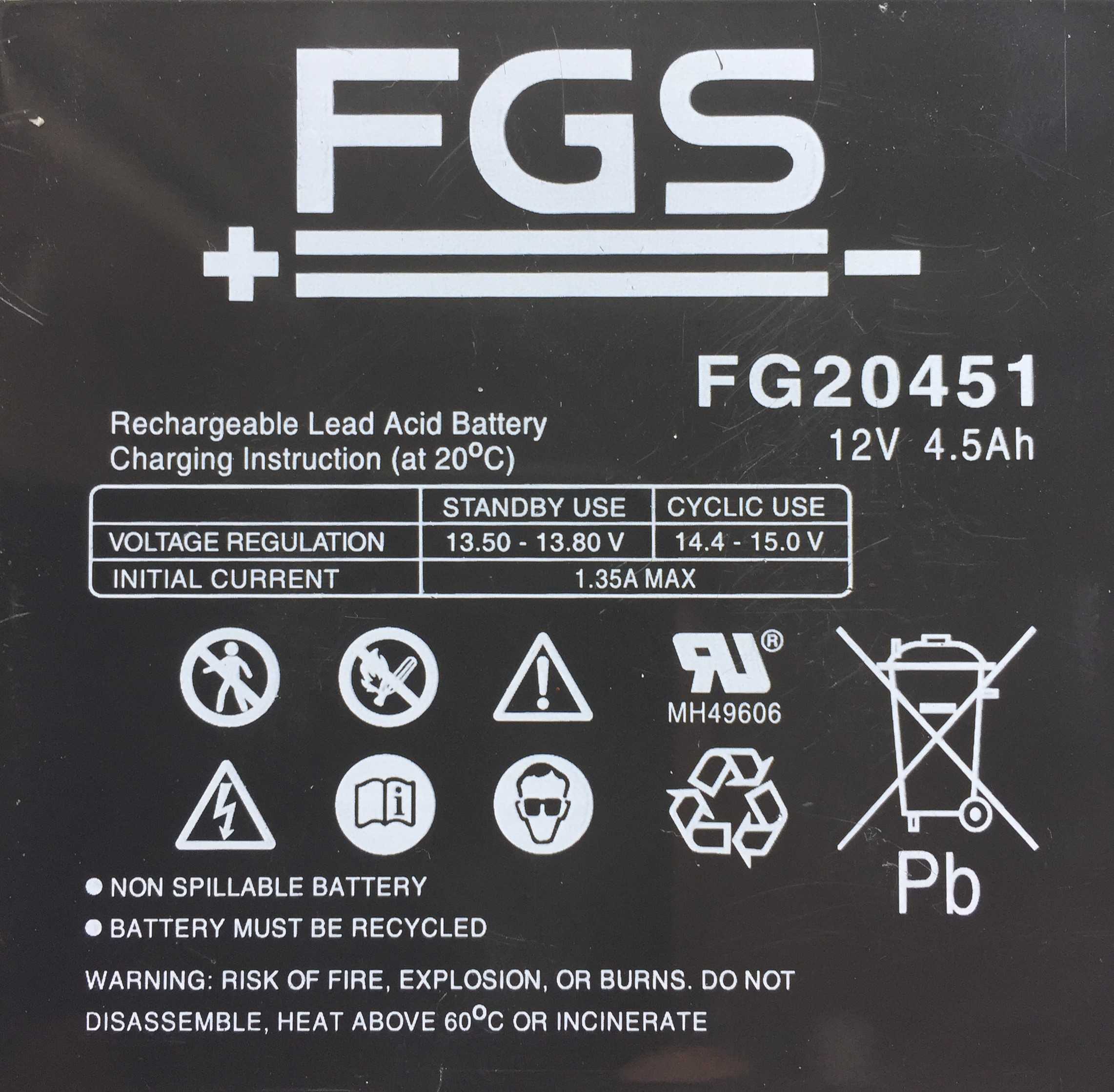FG20451铅酸蓄电池