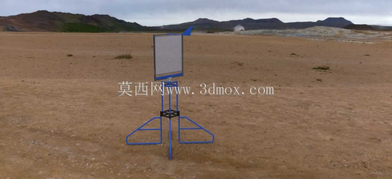 带有旋转框架的集雾器。