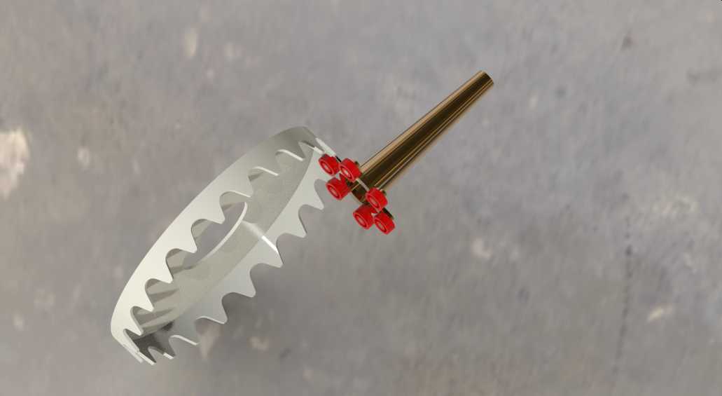 自行车滚子齿轮无链传动