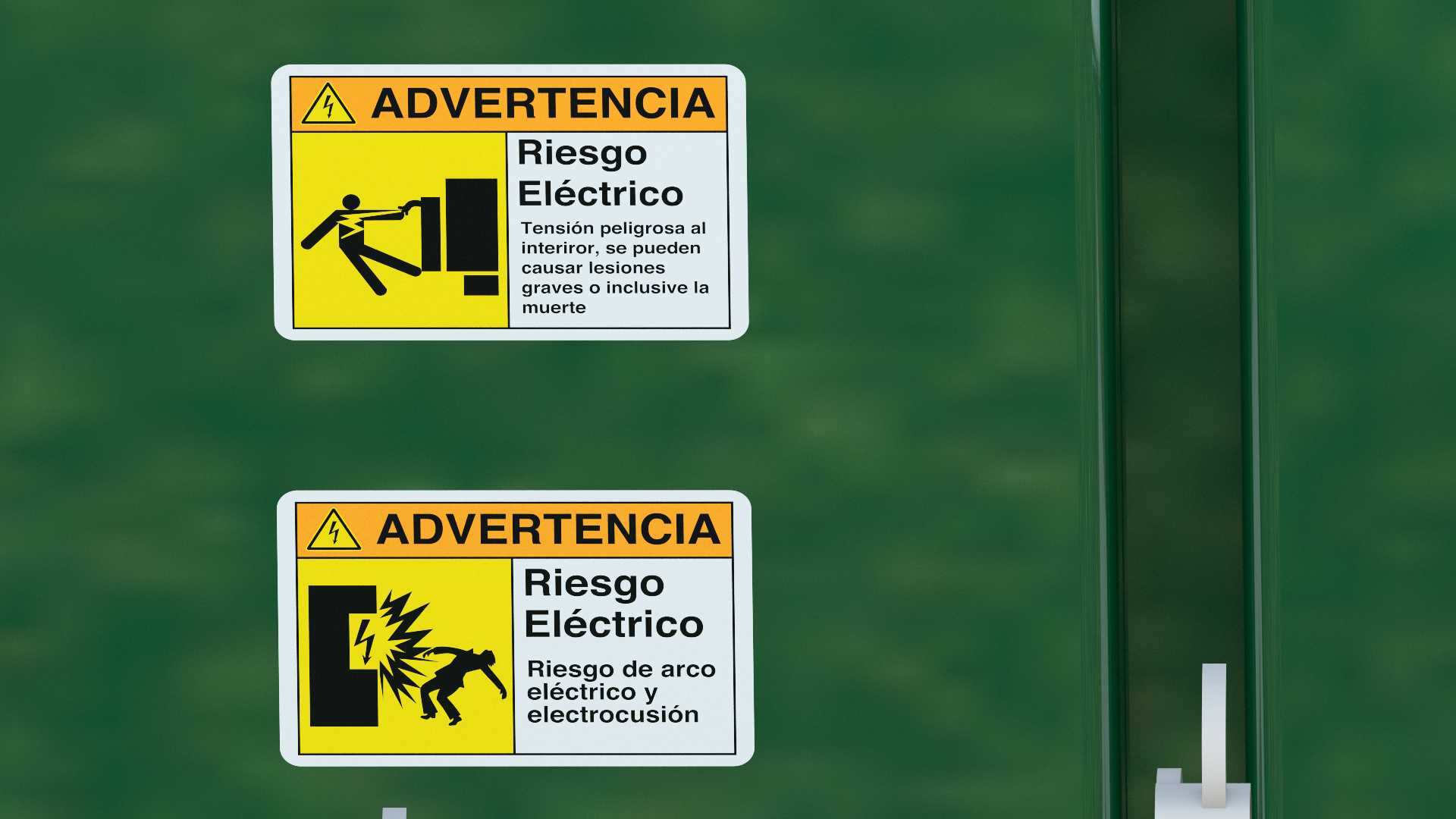 里埃斯戈电力公司的Se?alización de riesgo eléctrico-ANSI庭院设备