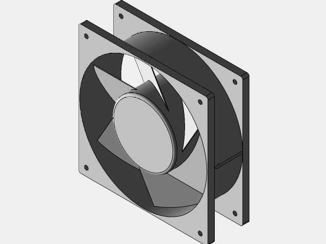Allied Electronics\u0026自动化-交流轴流风机,119mm 115V 180m3/H