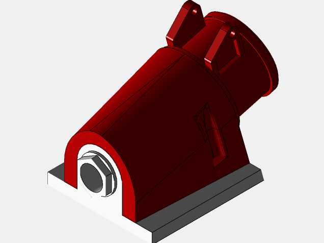 Mennekes IP44 32A 3P+T 415V 9H Rojo