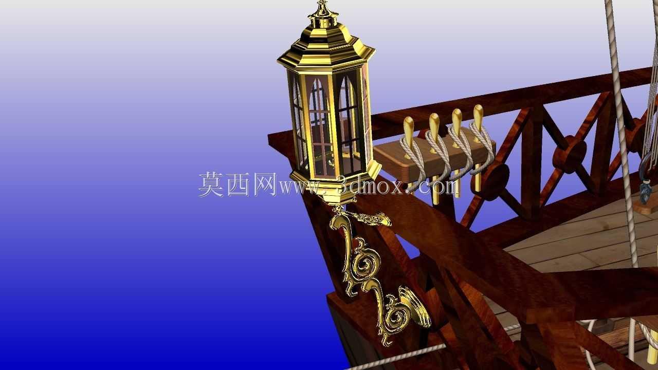 Кормовой фонарь старинного парусного судна