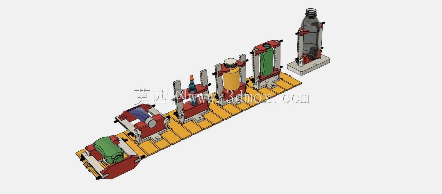 用于包装的多位置夹具/圆盘。