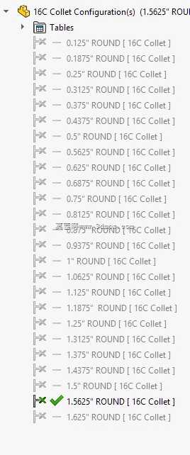 16C圆形夹头(多种配置)