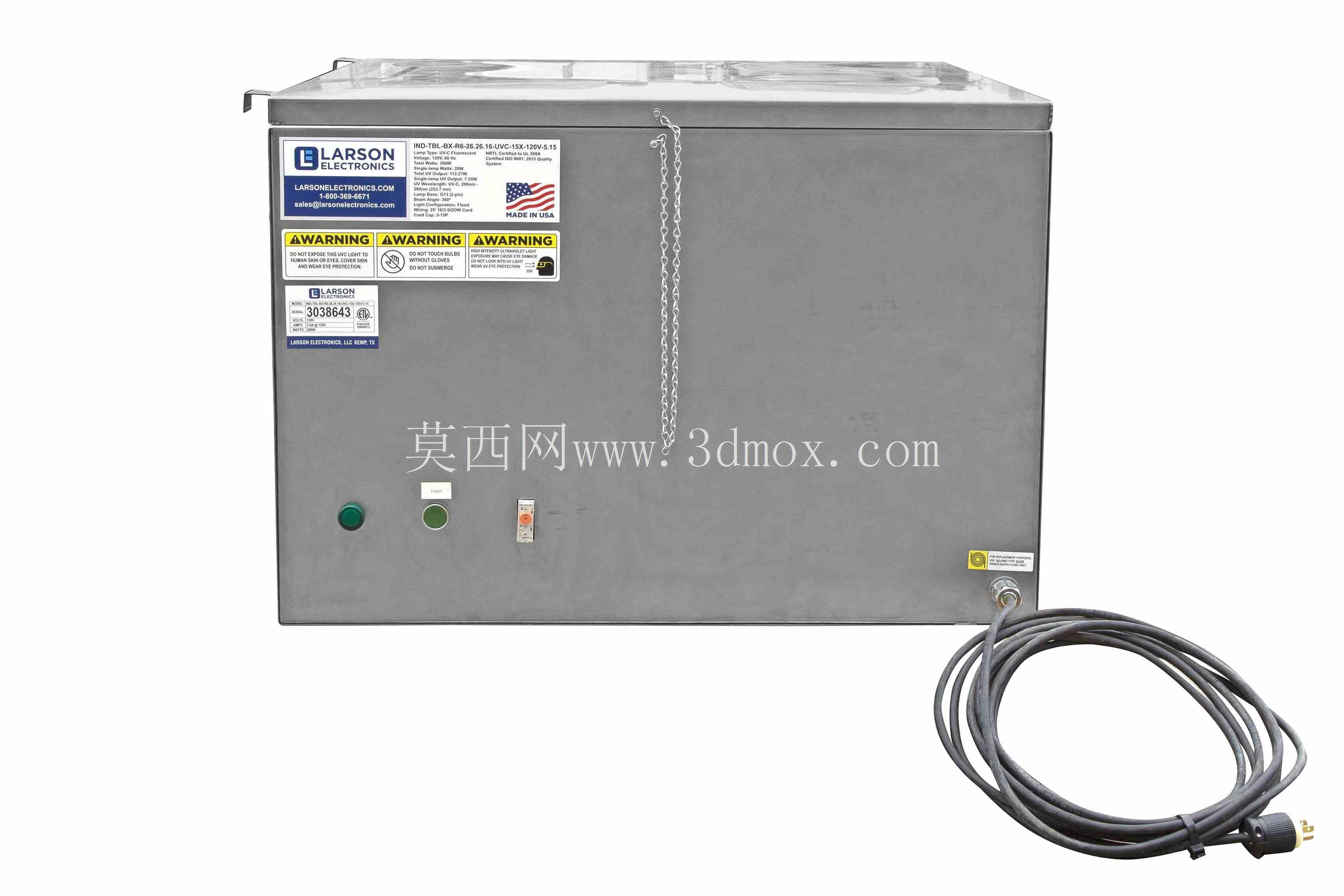 ��װ�������ߺ�-ɱ��99.99%�Ĳ���-120V-��15��UVCӫ���-�����߿���-����26����x 26����x 16���߰�װ-��˿��