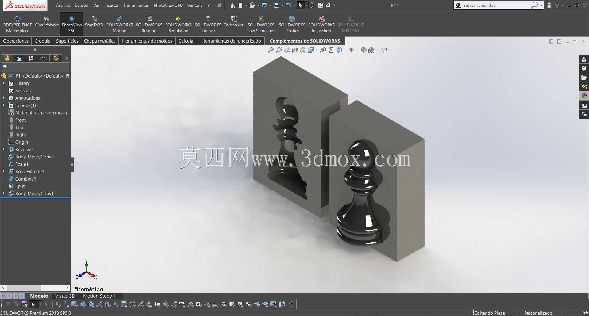 ģ������ʵ��1��Solidworks