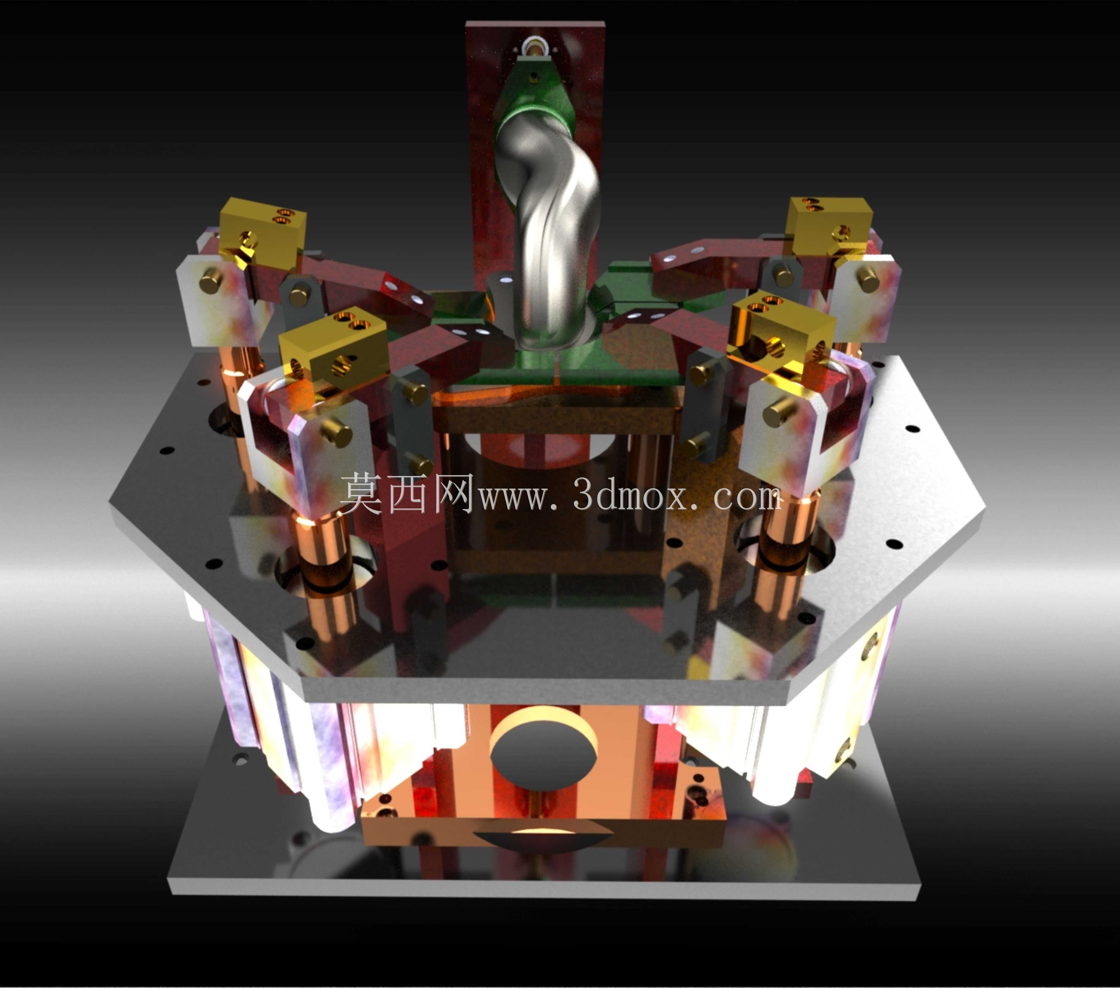焊接夹具排气管OP 3