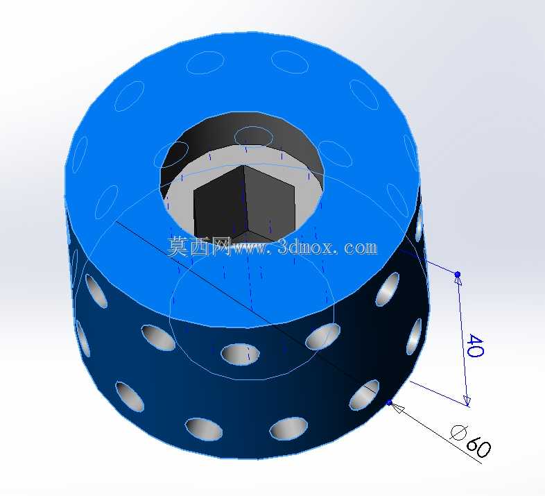 具有FDM支持的塑料3D可打印零件设计