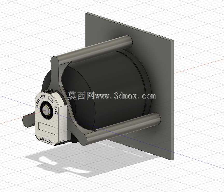 用于AMT102编码器的Odrive D6374 3D可打印薄型编码器支架