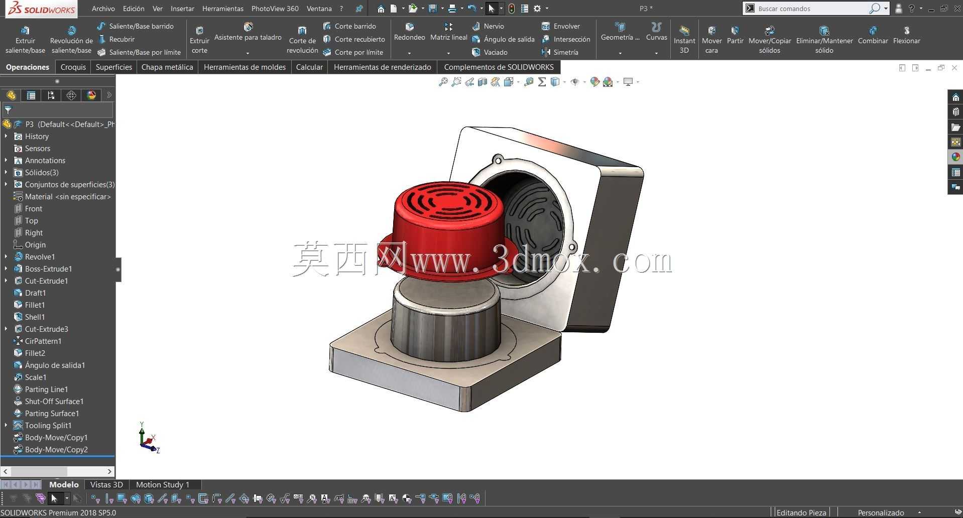ģ������ʵ��3��Solidworks