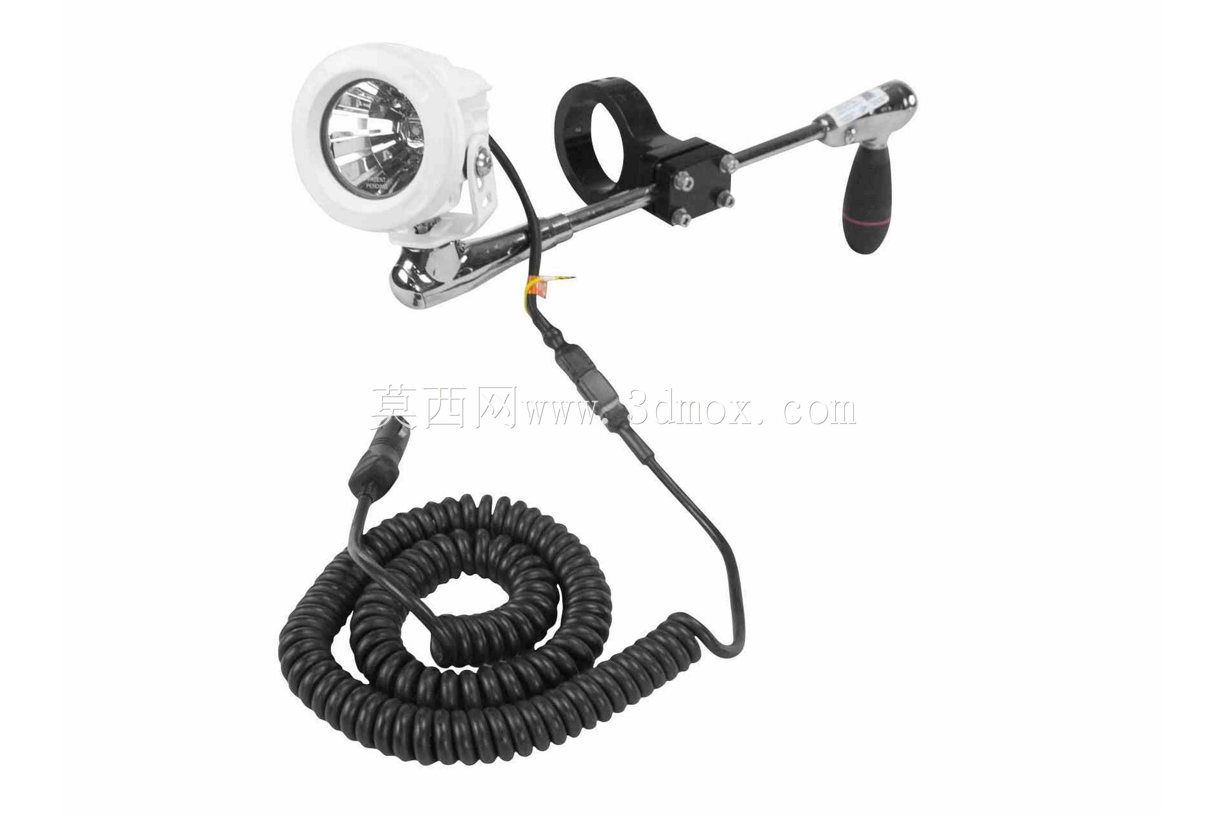 高强度杆夹式LED灯-10瓦LED-12-32V DC-650英尺聚光灯