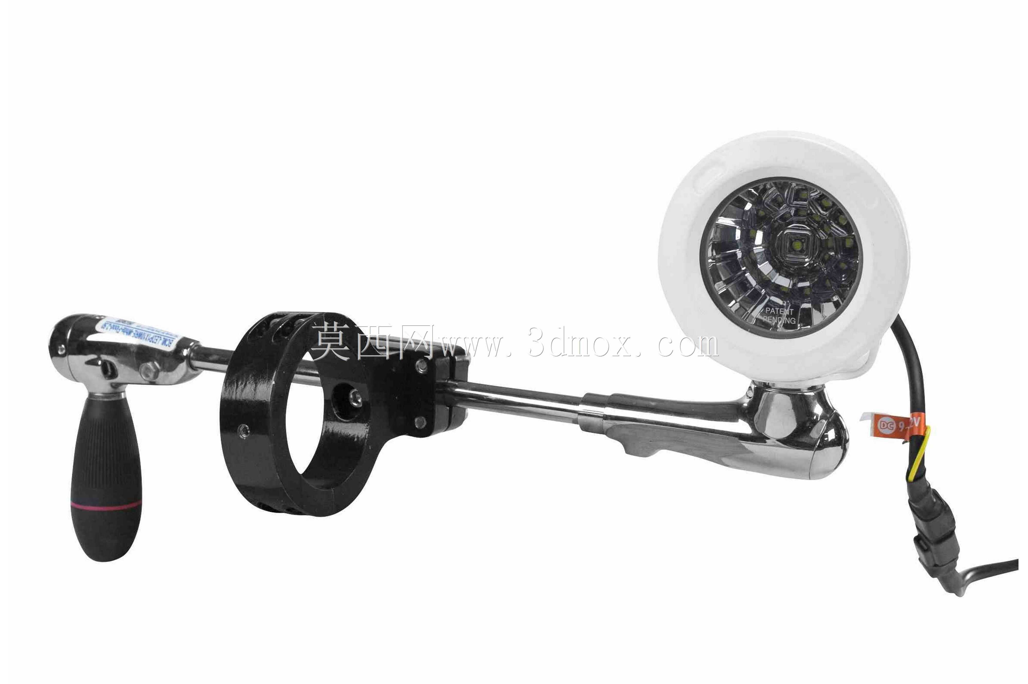 高强度杆夹式LED灯-10瓦LED-12-32V DC-650英尺聚光灯