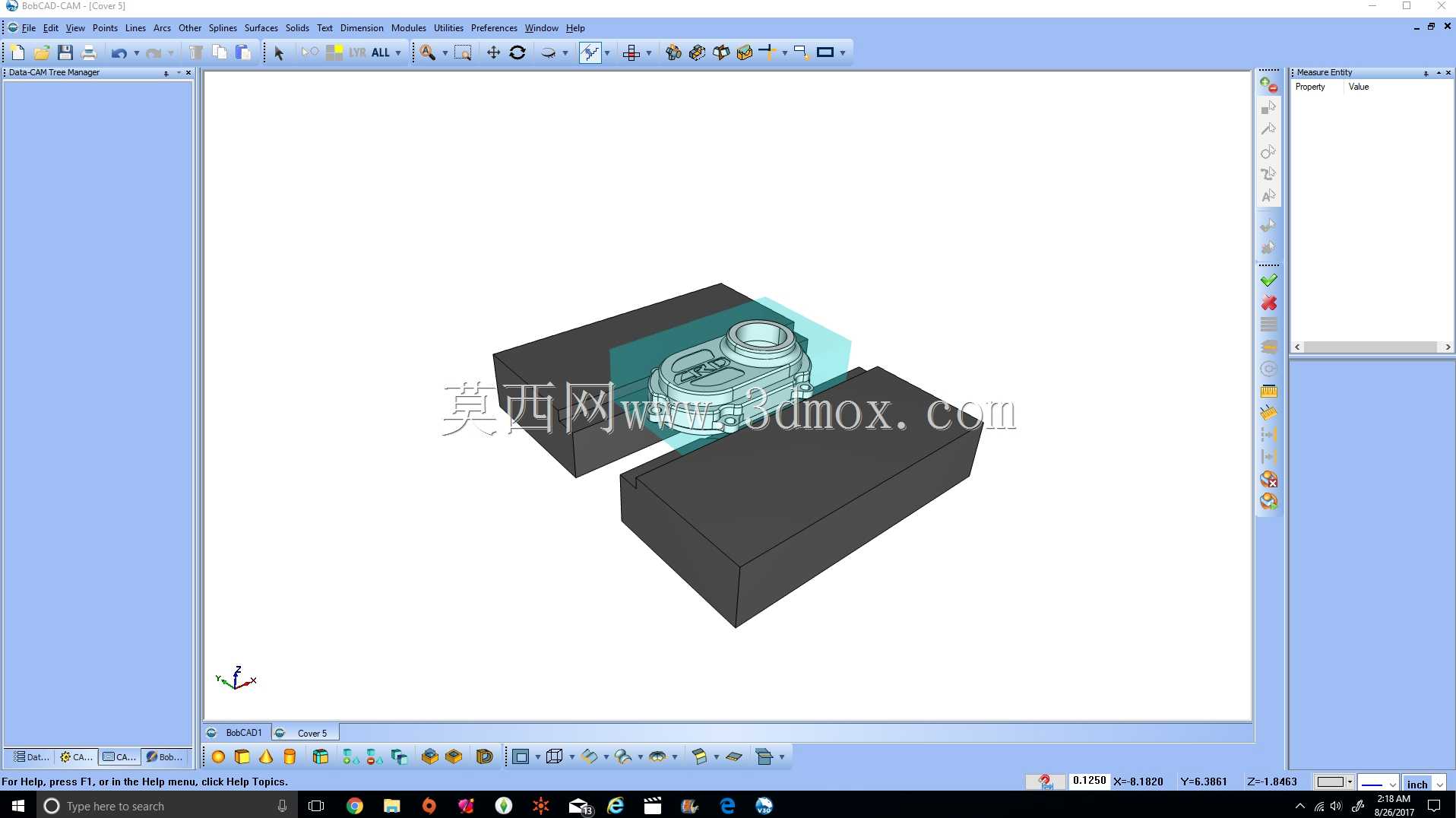 BobCAD CAM V30二维铣削/仿真