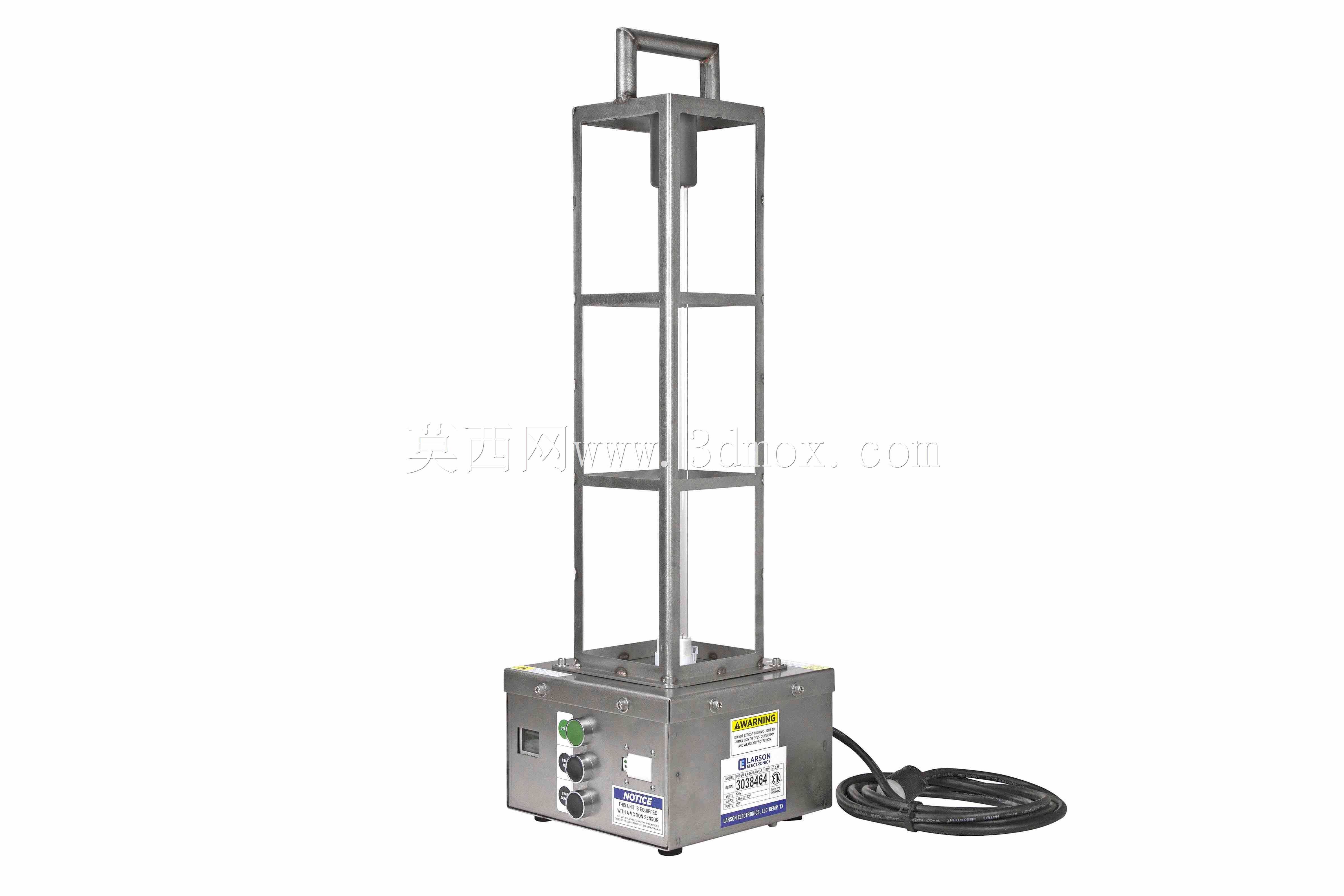 工业便携式紫外线卫生灯-杀灭99%的病毒-120V-15'x 15'区域-15'SOOW线