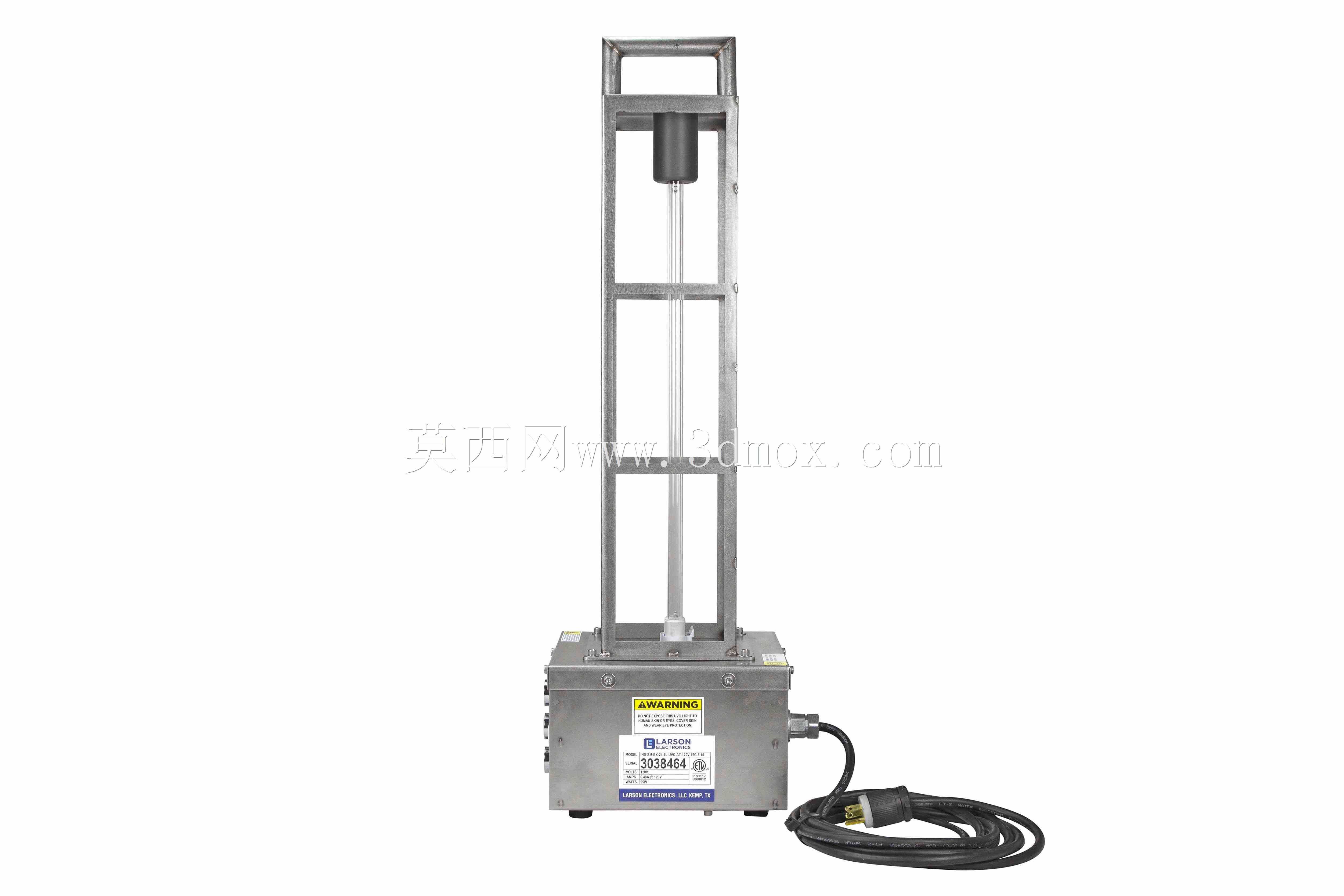 工业便携式紫外线卫生灯-杀灭99%的病毒-120V-15'x 15'区域-15'SOOW线