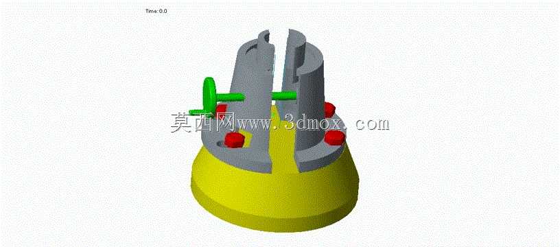 滚齿机分体式夹具
