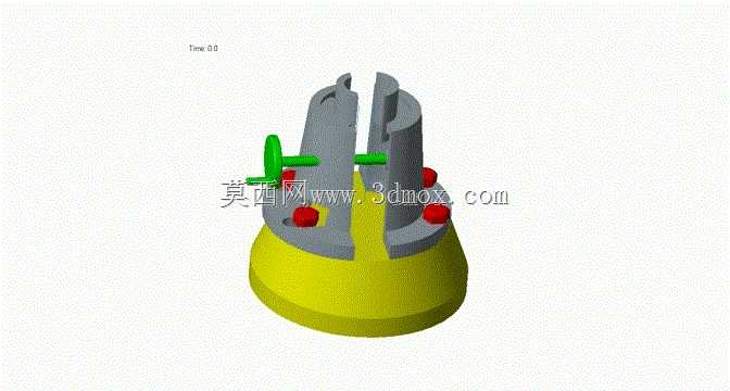 滚齿机分体式夹具