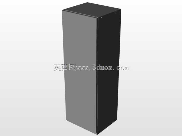 300毫米至800毫米的大型上部机柜,门打开。高度1050毫米