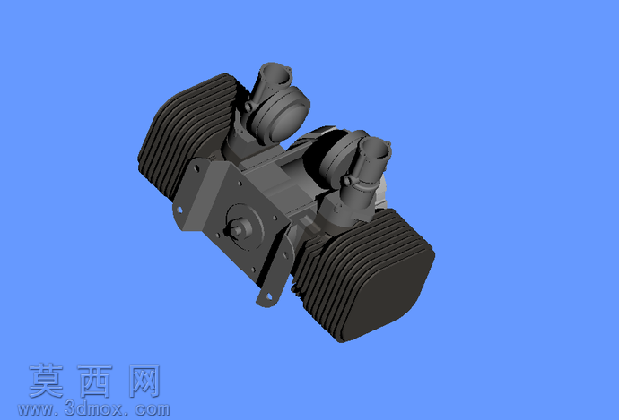 巴赫L275E-15千瓦(20hp)空气冷却2缸发动机