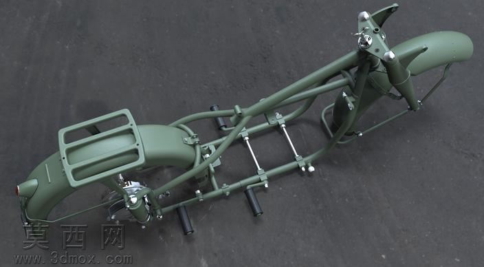 M72摩托车项目-帧、叉式-挡泥板总成(卡秋莎)
