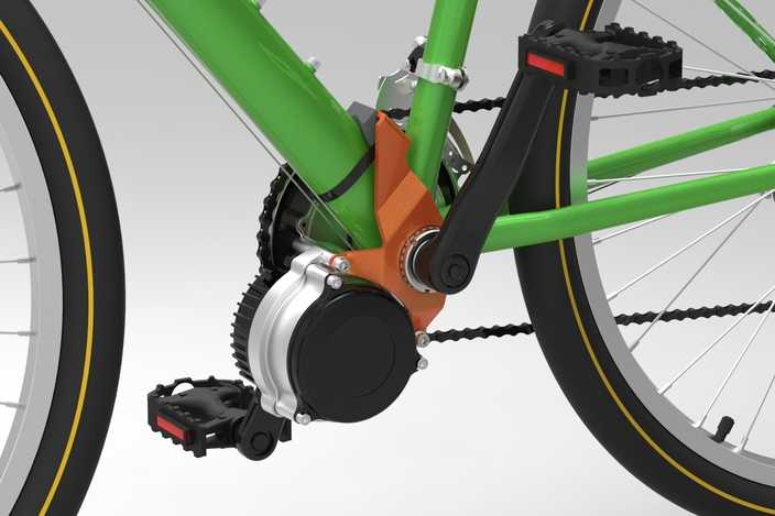 日星iBike电机夹具