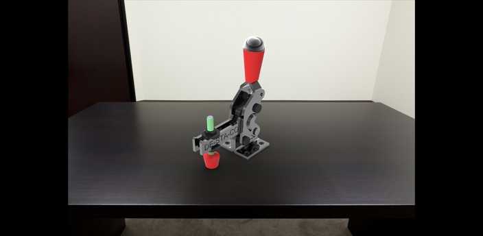 切换锁定夹