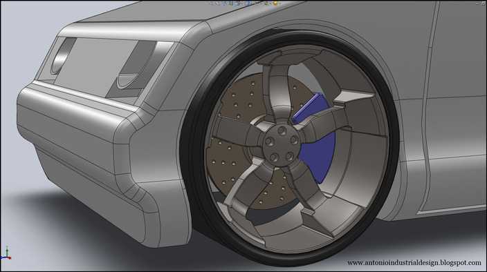 在SolidWorks(固体)玩具车