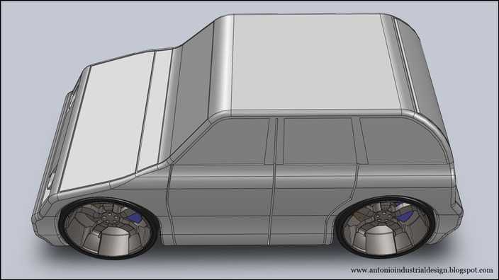 在SolidWorks(固体)玩具车