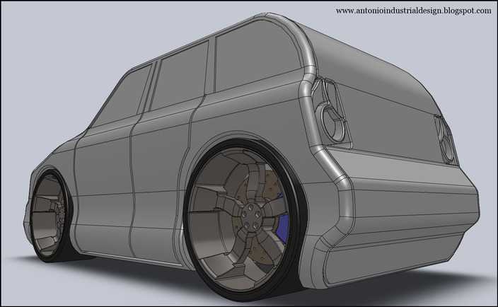 在SolidWorks(固体)玩具车