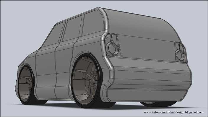 在SolidWorks(固体)玩具车