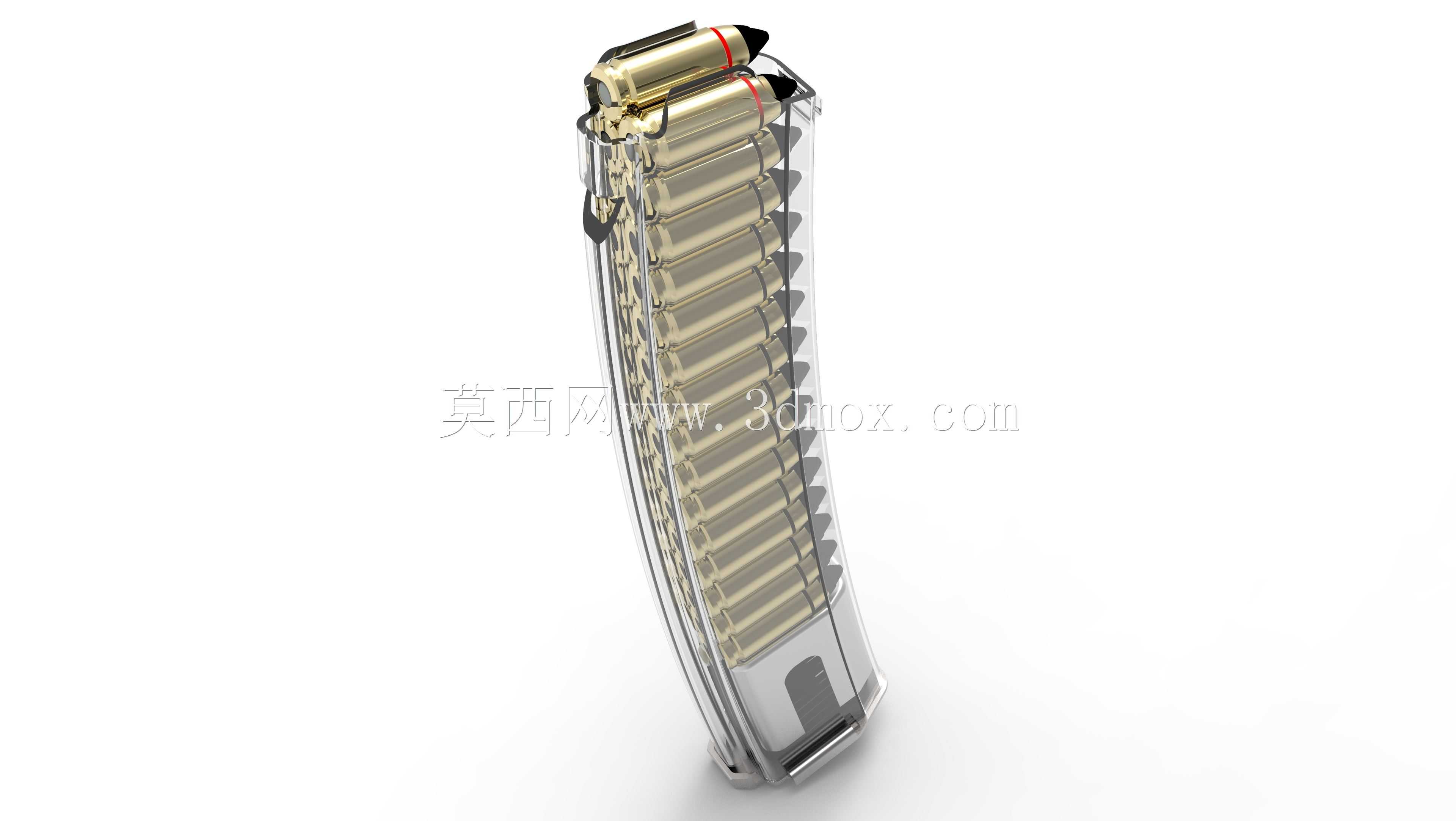 装满俄罗斯9×21mm 7N29/SP10穿甲手枪子弹的弹匣