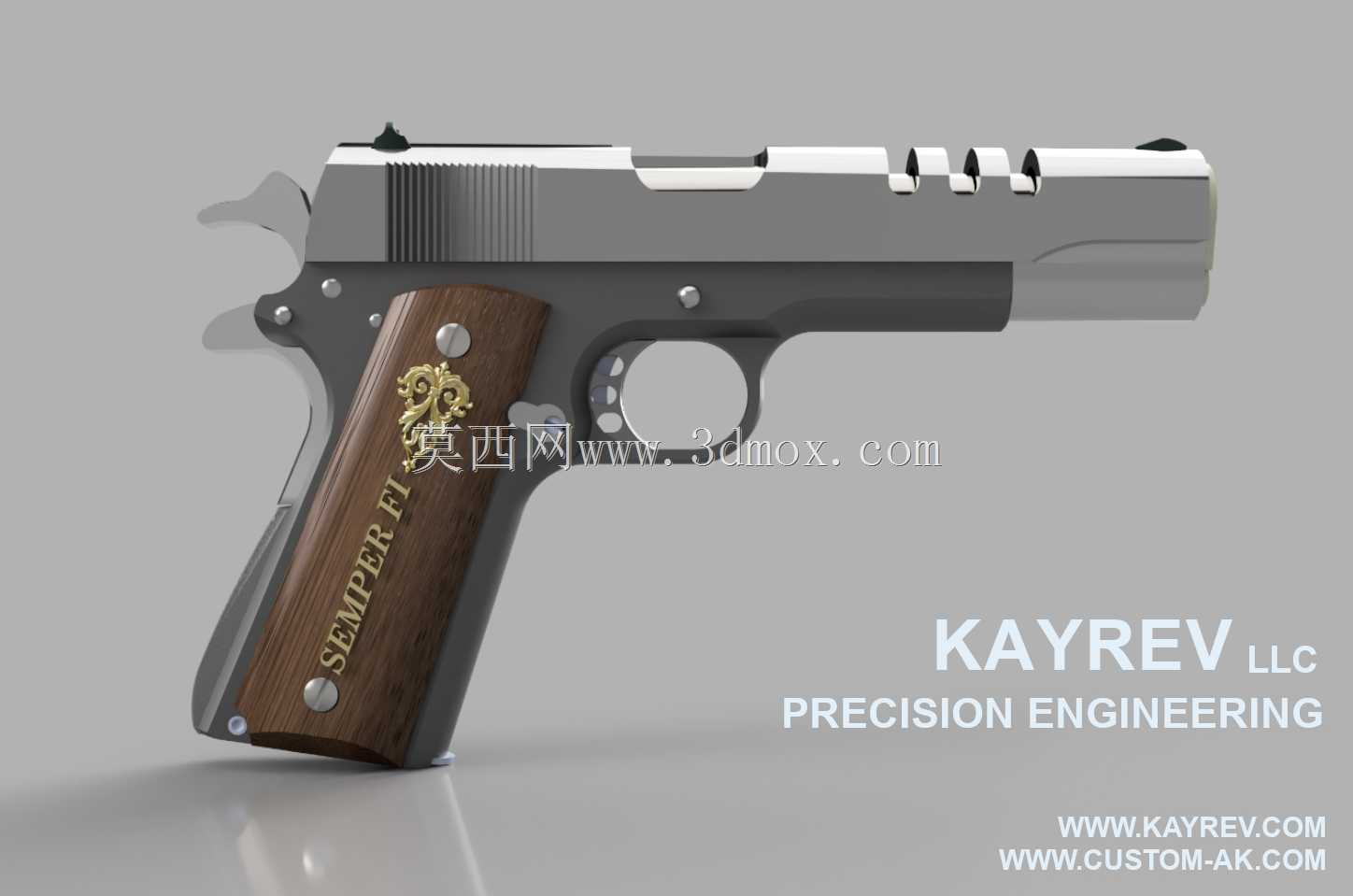 1911手枪Semper Fi USMC定制握把