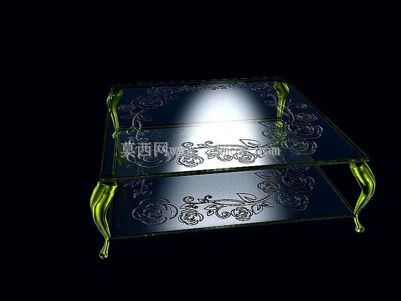 茶几黄铜+玻璃塞尔吉奥BR