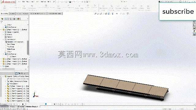 solidworks中的可转换书架到桌子的设计