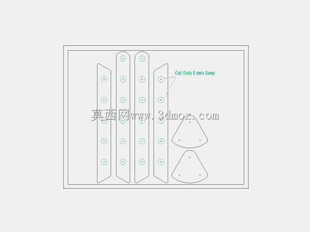 皮克勒三角+数控平面图