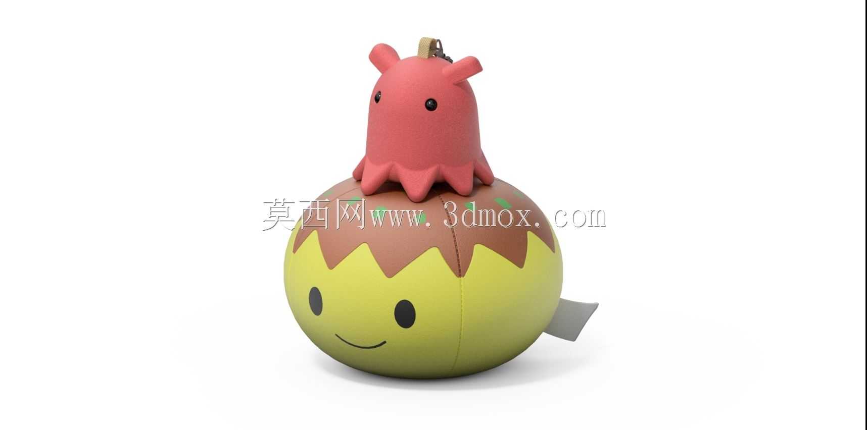 章鱼和Takoyaki毛绒