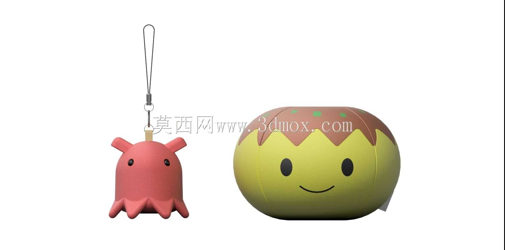 章鱼和Takoyaki毛绒