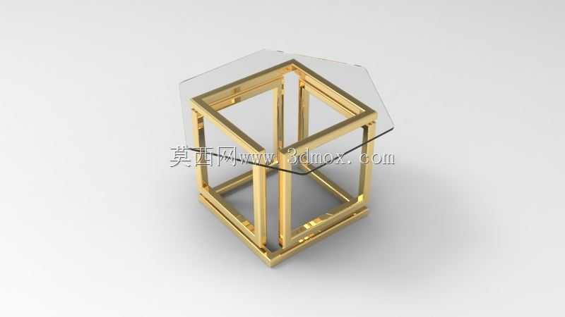 金色无限桌面玻璃桌面