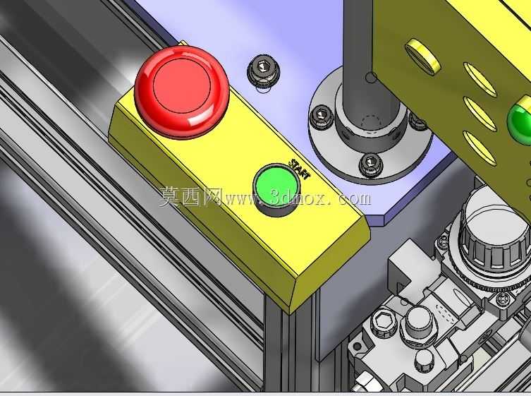 自动夹具插入和弹出夹3杆