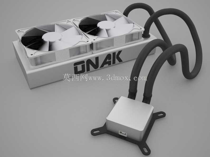 ONAK 240闭环液体冷却器(银白色)