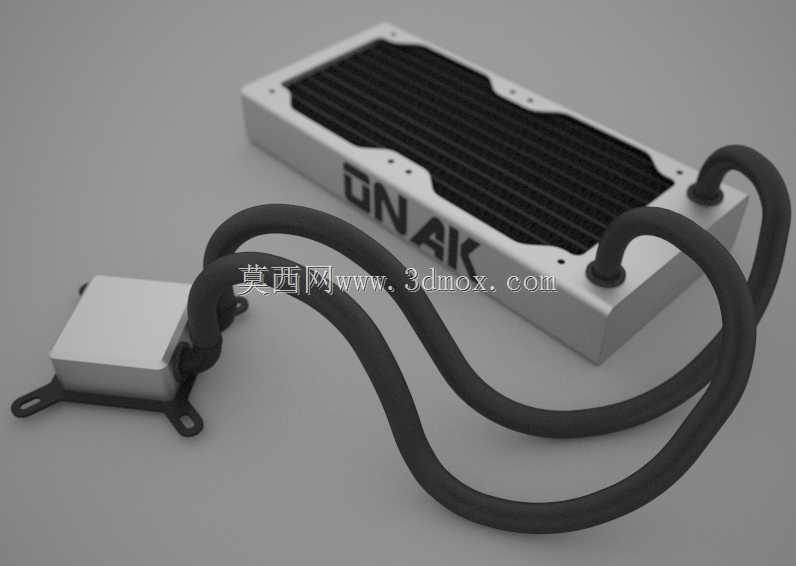 ONAK 240闭环液体冷却器(银白色)