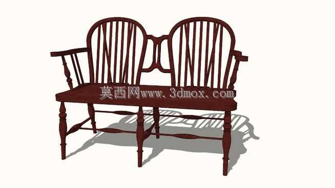 温莎双背长椅