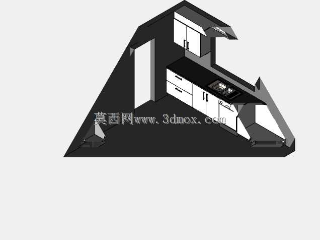 厨房黑白
