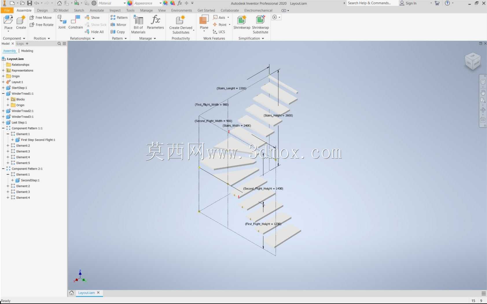 ���������Զ�������¥��ģ�ͣ�����YouTubeƵ���ϵ��ҵĹ㲥��Autodesk Inventor 2020