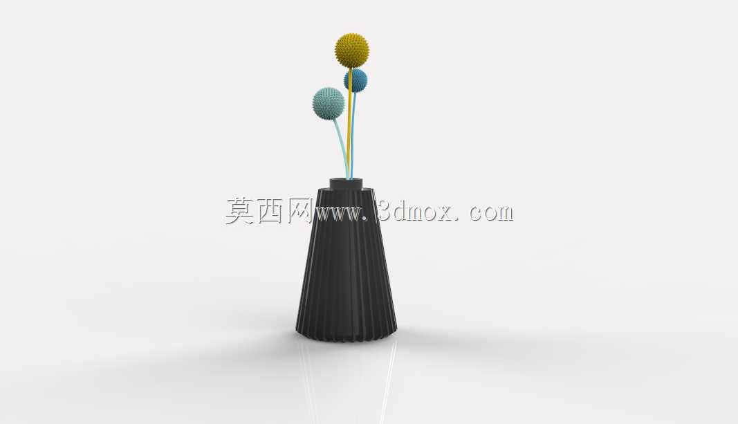3d打印花卉花瓶