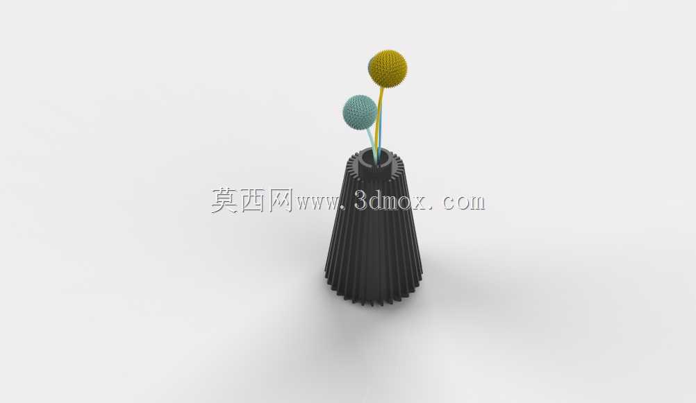 3d打印花卉花瓶