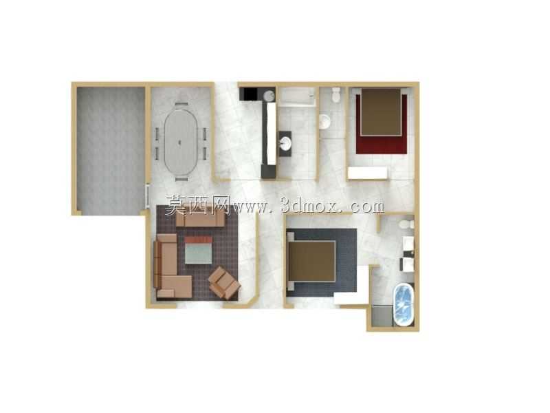 �ִ�2Bedroom����